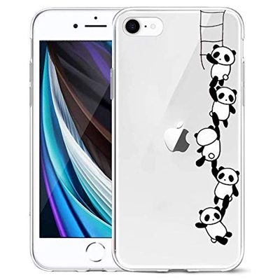 Suhctup Funda Compatible para iPhone 7/iPhone 8 Fundas, Transparente Dibujos Protección Carcasa Suave Silicona Gel TPU Bumper Ultra-Delgado Antigolpes