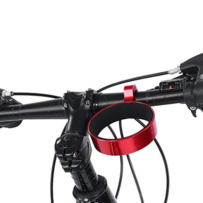 Yeuipea Soporte para Botella de Agua para Bicicleta, Soporte para Botella de Agua para Bicicleta de aleación de Aluminio, Accesorio para Ciclismo(Rojo