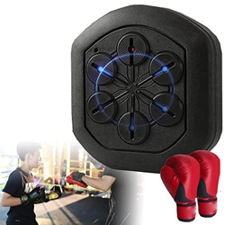 BaiLiWang Máquina De Boxeo Musical Inteligente con Guantes De Boxeo, Máquina De Boxeo Objetivo De Reacción De Boxeo, Equipo De Boxeo De Coordinación Y en oferta