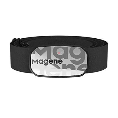 Magene H603 Monitor de frecuencia cardíaca Correa para el Pecho HRM Fitness Tracker IP67 Soporte Impermeable Bluetooth 4.2 y Ant+, Compatible con Waho