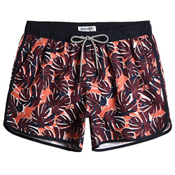 MaaMgic Bañador Hombre de Natación Secado Rápido Interior de Malla Pantalones Cortos d'Aire Vintage 80s 90s,Retro Otoño,XL en oferta