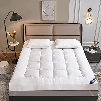 EBFIT Japonés Piso Colchón De Futón De Tamaño Completo Colchón De Camping, Tatami Colchón Japonés Plegable Colchón Doble Adulto Futón Piso Mat (Color 