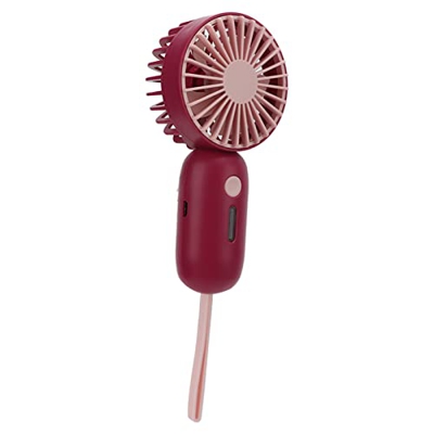 Ventilador portátil pequeño Ventilador portátil de tres velocidades con velocidad del viento para dormitorio al aire libre