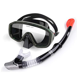 PLANOB Máscara de esnórquel, Juego de esnórquel para Adultos, Gran visión HD, antivaho, fácil Ajuste para Pesca submarina Profesional, Buceo Libre, Eq en oferta