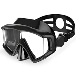 PLANOB Máscara de Buceo, Equipo de esnórquel, máscara de esnórquel para niños y Adultos, Gafas de natación de Silicona con Cubierta de Nariz para Buce precio