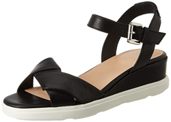 Geox D Pisa D, Sandalias para Mujer, Negro (Black), 39 EU características