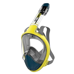 PLANOB Máscara de esnórquel de Cara Completa con antivaho, antifugas, Equilibrio de presión del oído, máscara de esnórquel con cámara Desmontable de 1 en oferta