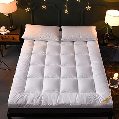 Colchón de Futón de Invierno, Colchón de Piso Japonés, Colchón de Dormir Delgado Tatami Mat, Colchón de Futón Japonés Enrollable Tatami Mat Topper, Co