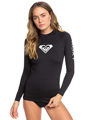 Roxy Whole Hearted - Licra De Manga Larga Con Protección Solar Upf 50 Para Mujer Licra De Manga Larga Con Protección Solar Upf 50 Para Mujer, Mujer, a