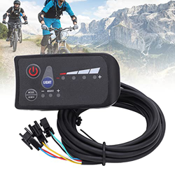 Pantalla LED para bicicleta eléctrica, panel de control de bicicleta eléctrica de 24 V Pantalla de alimentación LED 810 Instrumento LCD para control d en oferta