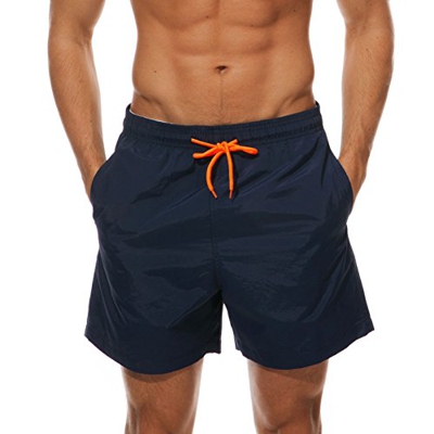 Arcweg Bañador Hombre Chico Playa Poliéster Pantalon Corto Hombre Deporte Secado Rápido Bañadores Natacion Ligero Moda Shorts Azul Oscuro S(EU)