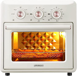 SILVOSWAN Mini horno, freidora de aire, 1200 W, 15 l, iluminación integrada, calefacción por circulación de aire caliente, temporizador de 60 minutos, en oferta