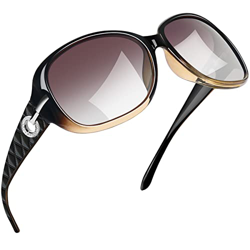 Joopin Gafas de Sol Mujer Marrón Degradado Polarizadas Protección UV400 de Moda de Gran Tamaño Gafas de Sol Señoras Sunglasses Women en oferta