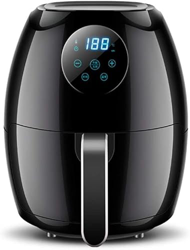 SILVOSWAN Horno eléctrico sin Aceite, freidora de Aire, Pantalla táctil Digital LCD + sartén Antiadherente, Control de Temperatura Inteligente, Tiempo características