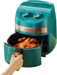 SILVOSWAN Freidora de aire eléctrica de lujo, cocina de horno con control de temperatura, cesta for freír antiadherente, parada automática, operación  en oferta