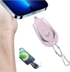 1500mAh Mini Power Emergency Pod,2023 Upgraded Version Mini Power Emergency Pod,Keychain Portable Charger for iPhone or Type-c,Key Ring Cell Phone Cha precio
