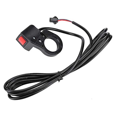 Tissting Interruptor Basculante para Bicicleta Eléctrica, Faro Delantero Montado en el Manillar de la Scooter, Interruptor Basculante Universal de Enc