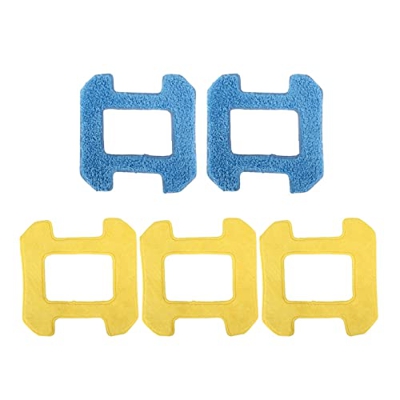 H Huang Paño Limpiador de Vidrio, Almohadillas de mopa for Frotar en seco y húmedo, compatibles con el Robot de Limpieza de Ventanas 268, Accesorios f