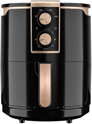 SILVOSWAN Freidora de Aire, 3,5 l, se Puede freír, Hornear, Asar a la Parrilla, el Tiempo y la Temperatura Son Ajustables, Reduce la Grasa manteniendo