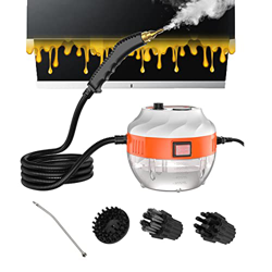 Limpiador de vapor de mano de alta presión con 3 cabezales de cepillado, 1000ML 6 niveles de vapor ajustables Máquina de vapor de alta temperatura par características
