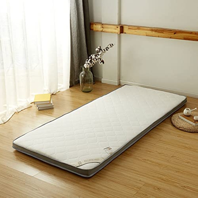 XOMART Colchón para Dormitorio De Estudiantes,Confort Universal Firmeza Media,Colchoneta De Tatami Enrollable colchón futón,Colchón De Futón Doble Ind