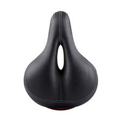 Sillín Grande for Ciclismo, sillín Grueso for Bicicleta de montaña, sillín Ancho con luz Trasera, a Prueba de Golpes, Suave y cómodo, Asiento for Bici características