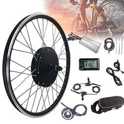 Kit De ConversióN De Bicicleta EléCtrica De 20/24/26/27.5/28/29/700C Pulgadas,Para Volante Giratorio,Bujes Traseros De Bicicleta EléCtrica,Kit De Moto en oferta