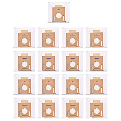 Whisverse chenjinkunf Paquete de 17 Bolsas de Polvo for aspiradora T8 compatibles con Ecovacs Deebot Ozmo T8 &Robot Aspirador AIVI T8 con estación de 
