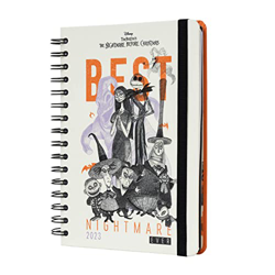 Agenda 2023 semana vista A5 Disney Pesadilla antes de navidad - Agenda anual 2023 - Agenda A5| Agenda 2023 Disney - Planner 2023 - Producto con licenc en oferta