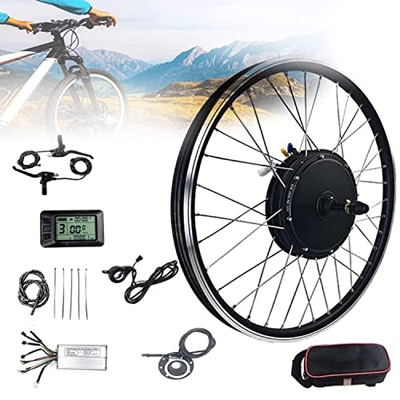 Kit De ConversióN De Rueda Trasera,Kit De ModificacióN De Bicicleta EléCtrica Kit De ConversióN De Bicicleta EléCtrica De 48V Y 1000W,Kit De Conversió