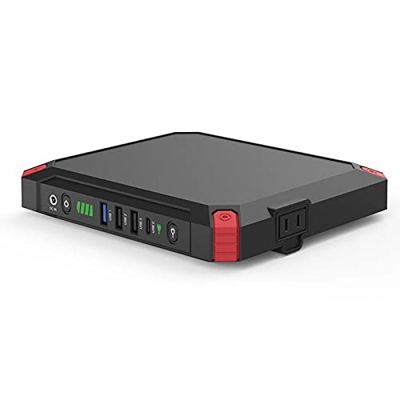 AXOIN Inversor de Gasolina Generatorpower Bank S88 Estación de energía portátil 80W Salida de CA Generador Solar con Salidas USB de CC Paquete de bate