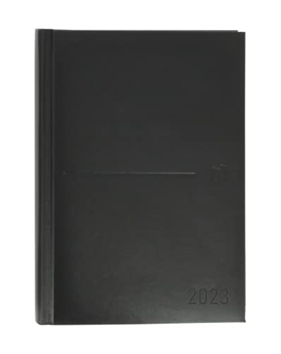Oxford, Agenda 2023 Día por Página, Tamaño A5, Tapa Extradura Cosida, Español, Color Negro, 400165875