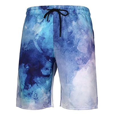 DianshaoA 3D Patrón Hombre Bañadores Moda Secado Rápido Bañadores Natacion Ligero Shorts Tallas Grandes para Playa Vacaciones