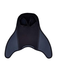 Aleta de natación de sirena, diseño de sirena ajustable, aletas de monoaleta para buceo, aleta de natación de una pieza, ayuda para entrenamiento de n características
