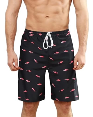 Kouric Bañadores Dad Bañadores Hombres Pantalones Largo Hombre Deporte para Natación de Secado Rápido Adapto para Las Vacaciones y Playa Surf Corriend