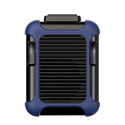 Pmandgk Mini ventilador portátil clip de cintura ventilador USB recargable aire acondicionado 4000Mah para trabajo al aire libre camping pesca