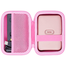 co2CREA Estuche de viaje duro de repuesto para impresora Fujifilm Instax Mini Link 2 1 Smartphone (funda rosa) en oferta