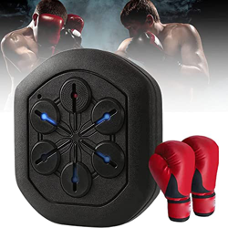 Máquina De Boxeo, Máquina De Boxeo Inteligente De Interior Montada En La Pared con Guante De Boxeo E Música, Equipo De Entrenamiento De Boxeo De Inter en oferta