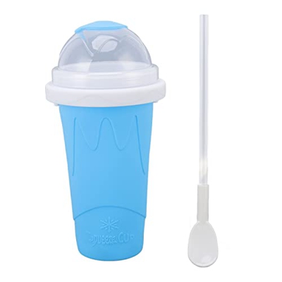 wrtgerht Slushie Maker Cup, Quick Smoothies Cup Quick FrozeSmoothies Cup Hecho en casa Milk Shake Ice Cream Maker for la Familia Menaje de Cocina (Col