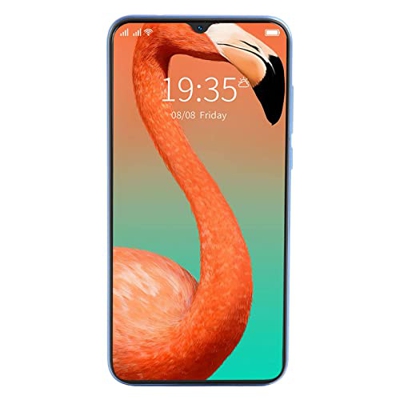 Smartphone 12nm Procesador 6 Pulgadas Teléfono Celular Azul Pantalla de Caída 1080P 16MP Cámara Trasera para Teléfono de Reemplazo (Enchufe de la UE)