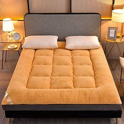 GIFTZU ColchóN FutóN Tradicional JaponéS, Tatami Piso ColchóN Pad Plegable ColchóN Suave Durable Topper Sofá Cama ColchóN CojíN Montado ColchóN CojíN 