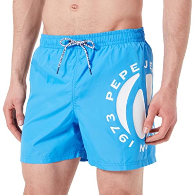 Pepe Jeans Renzo D Bañador de una Pieza, Azul (Regal Blue), S para Hombre