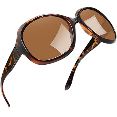Joopin Gafas de Sol Mujer Moda Polarizadas Protección UV400 de Gran Tamaño Gafas de Sol Señoras Leopardo