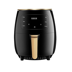 Freidora de Aire de 4,5 litros, freidoras eléctricas de Aire Caliente para Asar, Hornear y Asar a la Parrilla, Pantalla táctil Digital 8 en 1, Aceite  precio