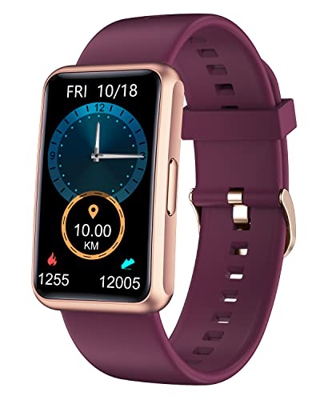 HUAKUA Smartwatch Sin Bluetooth,Sin Aplicación,Pulsera de Actividad 1.47 Pulgadas con Contador de calorías,Monitor de sueño,Despertador,Cronómetro,Imp