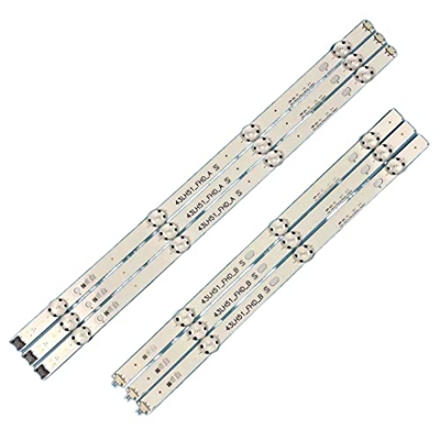 BAVALU Nueva Tira de LED for iluminación Trasera de 6 uds for LG 43LH5700 SSC-43inch-FHD-A (B) REV02_150925 43LH51-FHD-A 43LH51-FHD-B 6916L-0962A 0962
