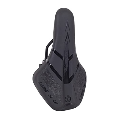 Kripyery Sillín de Montar, con Aislamiento térmico, Suave y Suave Textura, para niños, Silla de Montar ergonómica para Bicicleta Negro