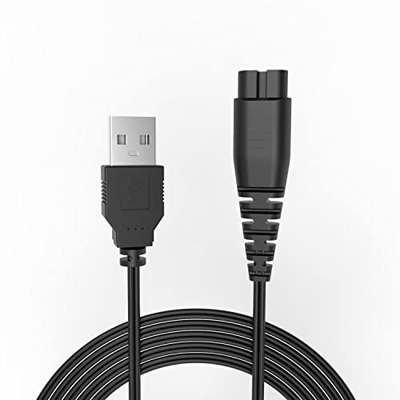 Cable de carga USB compatible con Hatteker-Cordless Hair-Trimmer Pro Hair Clippers RFC-588 RFC-598 RFC-692 RFC-692