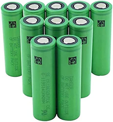 Batería 3.7V 3000Mah Us18650Vtc6 Paquete de batería de Iones de Litio Repment para Power Bank Faro Cámara de Emergencia Controles remotos Paquete de 1