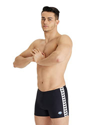 Arena Icons Solid Bañador corto para hombre, Negro, 80 en oferta